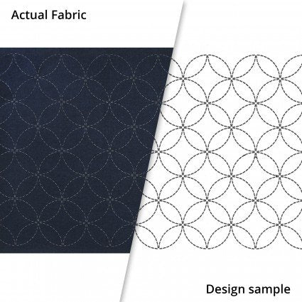 Sheet size: 12.5" x 18". Preprinted pattern: washout. Usage after stitching and sewing: Placemat!