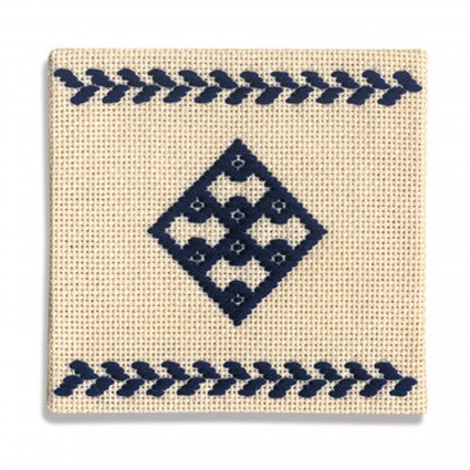 Perfect for beginners, the Olympus Kogin Embroidery Starter Kit features the art of Kogin, a type of Sashiko stitching that is similar to counted cross stitch. 1-piece, 4" x 4" finished size.