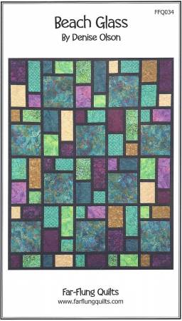 Finished sizes include - Throw 57in x 71in; Twin 68in x 103in; Queen 90in x 103in. Choose fabulous fat quarters to compliment one feature fabric and frame this all with a sash. Two basic blocks make this a fun, easy project for that fabric you just can't cut up into tiny pieces.