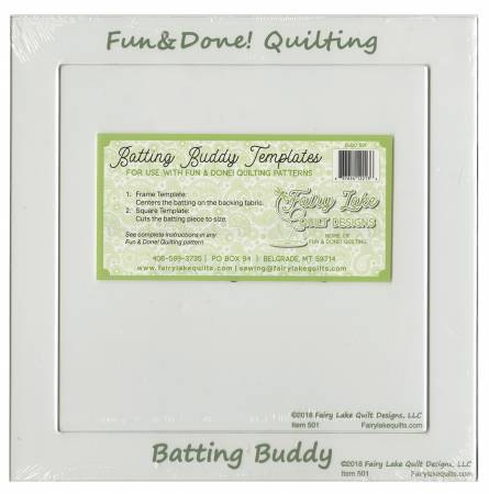 This is a 2-piece Acrylic Template Set. Optional for use with all 24 Fun & Done! Quilting patterns. However, It makes constructing the blocks for all the Fun & Done! Quilting patterns so much easier!