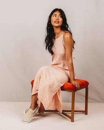 The Saltwater Slip is a simple slip dress with adjustable straps that can be layered or worn on its own. 