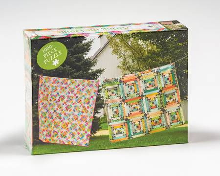 After a cold winter snuggled under layers of warm quilts, the spring thaw provides a chance to freshen up handmade quilts by airing them on a clothesline. Immerse yourself in the beauty of a pair of quilts waving in the wind on a picturesque country day. A 1000-piece puzzle from Martingale is just the right challenge for many hours of activity.