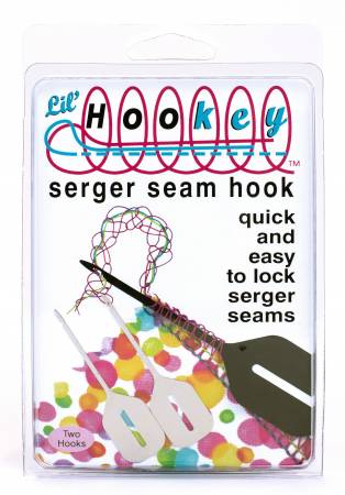 Hookey Serger Seam Hook Nickel 2pk