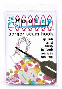 Hookey Serger Seam Hook Nickel 2pk