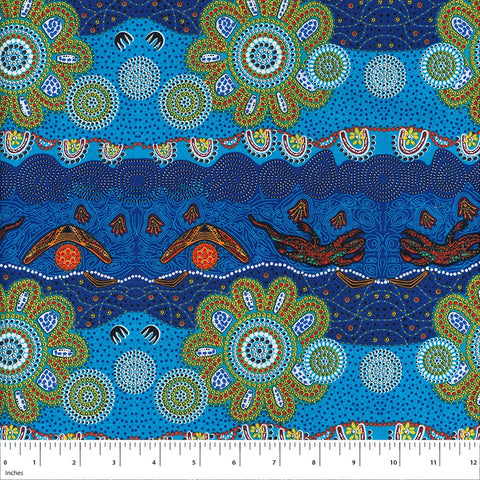 Tamara May’s artwork is inspired by a story or an event in her life, a significant place, a native animal or someone who touched her heart and left her feeling inspired. Her art is a way of expressing herself and finding the works that don’t always come easily. Tamara is a well-known experienced Aboriginal Artist.
