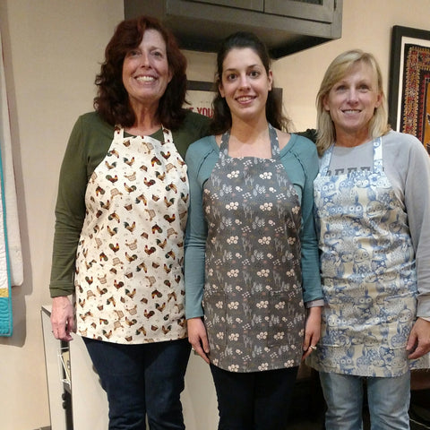 This 2 hour class is a continuation of Adult Beginner.  This is a great class if you used to sew but need to brush up on your skills.  We will make a bib apron and a tote bag.  All materials included.  Students may choose to stay in this class and work on projects at their own pace.
