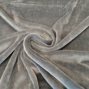 100% Cotton velour from Stof of Denmark.  This soft velour is perfect for tops, pants and dresses.