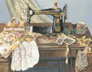 One package of eight 4.25 x 5.5 Blank note cards and envelopes Artwork by Sandy Lynam Clough