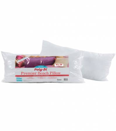 Poly-Fil Premier Ultra Plush pillow inserts have the look and feel of down and are a favorite among crafters and home designers. They are filled with 100% Ultra Plush polyester fiberfill and feature a cotton/polyester, high quality cover. They are wonderful for a variety of uses around your home. Perfect for adding a splash of color or a cozy spot when placed in among your bed pillows. They offer the right combination of softness and support for a child’s room, window seat or reading nook.