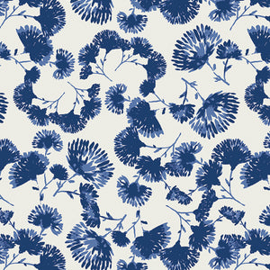 Foliage Escape Lapis in Knit Indigo & Aster brings together the playful idea of animal friends crowned in blooming florals and multi-cultural inspired designs. Deep blues, purples, and greens highlight Bari’s painterly foliage balanced by geometric and animal prints to unify this rich collection.