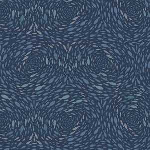 Saltwater Stream Fade in Knit  Set sail on a whimsical journey, illuminated with dreamy colors and sea-inspired illustrations. You’ll listen to the waves, count the stars and greet majestic whales on your nautical adventure. DESIGNED BY MAUREEN CRACKNELL