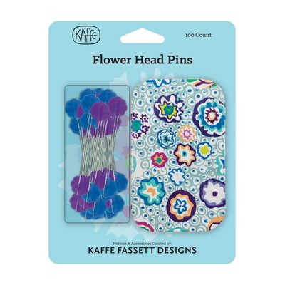 Kaffe Fassett Flower Head Pins - 100ct