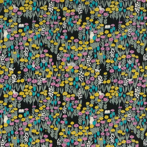Floral Animals - Marble Sud - Black Multi