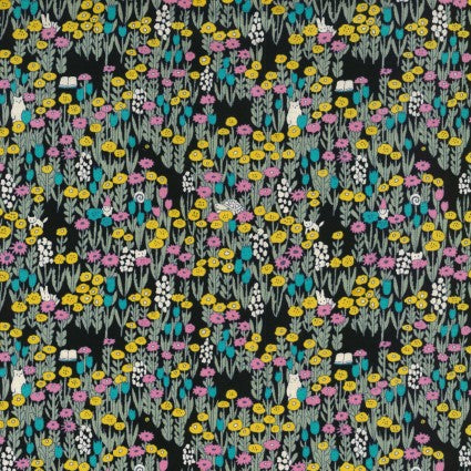 Floral Animals - Marble Sud - Black Multi