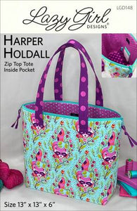 Harper Holdall is the perfect zip top tote to hold all you need for crafts, a day on the go, a quick getaway and more. 