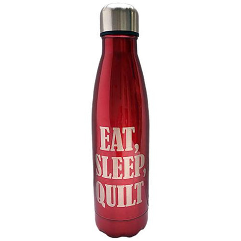 Water Bottle Red Eat Sleep Quilt