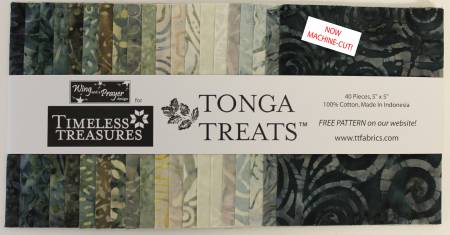 Precut assortments of Tonga Treats Batik for Timeless Treasures.  100% Cotton.