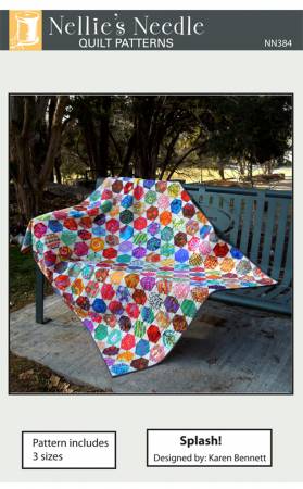Splash is an intermediate beginner pattern which is constructed from 2 shapes, hexagons and triangles.