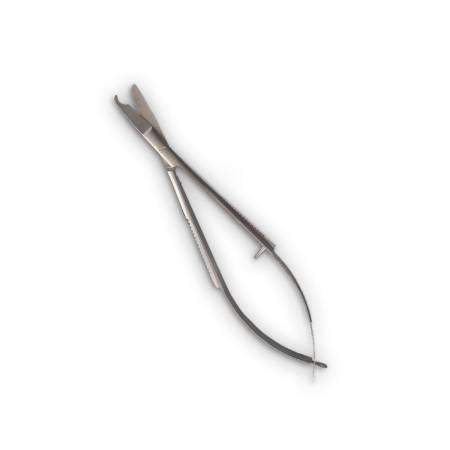 The 4.5in Perfect Snip is the perfect scissor for removing a single stitch. The curved blade slides easily under a single thread and cuts quickly and cleanly. The easy squeeze-action allows for precision cutting and offers welcome relief for tired hands. Great for all types of needle arts and embroidery!