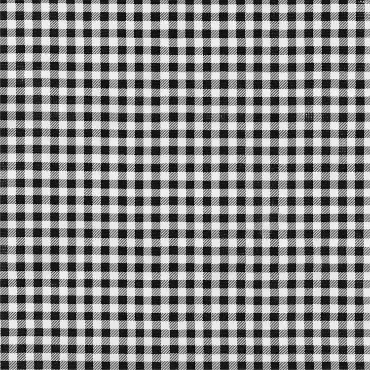 This classic black gingham oilcloth fabric is simple and clean. Ideal for tablecloths and toppers, window treatments, kitchen accessories, closet drawer and shelf liners, totes, wall coverings, and place mats. Waterproof with a shiny and smooth surface that can be easily wiped clean,