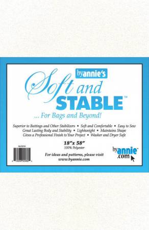 Use in place of batting or other stabilizers in purses, bags, totes and more. Great lasting body and stability. Lightweight, Maintains shape, Gives a professional finish to your project! The only foam with fabric on BOTH sides Washer and dryer safe. Measures 18in x 58in x .175in thick
