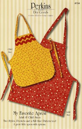 Adult and child sizes included in this apron pattern - super easy to follow!