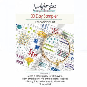 30 Day Sampler Embroidery Kit - Volume 2