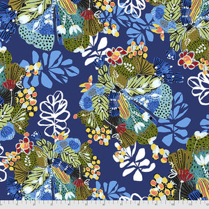 Designed by Kelli May-Krenz - this Boho blooms is a gorgeous abstract textile that is colorful and playful. Soft hand and gets softer with each wash. Perfect for clothing making or quilting!  100% cotton 44"/45" 