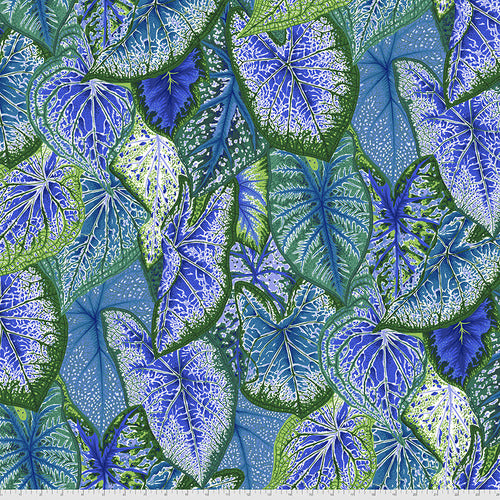 Philip Jacobs for the Kaffe Fassett Collective. Beautiful mosaic style leaves from Kaffe Fasset100% Cotton, 44/5"