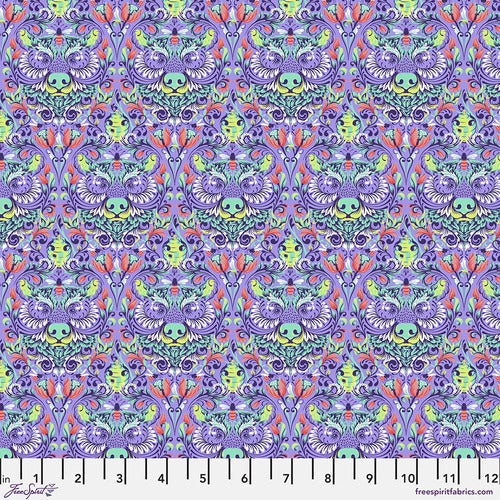 Tiny Beasts collection by Tula Pink for Free Spirit Fabrics. These brilliant and bright fabrics have little animals hidden throughout each one. This "outfoxed" fabric has little foxes and flowers tossed all over - In a bright pink colorway and a bright green colorway.  100% cotton 44"/45"