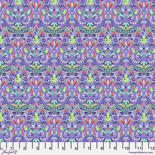 Tiny Beasts collection by Tula Pink for Free Spirit Fabrics. These brilliant and bright fabrics have little animals hidden throughout each one. This "outfoxed" fabric has little foxes and flowers tossed all over - In a bright pink colorway and a bright green colorway.  100% cotton 44"/45"