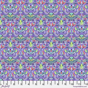 Tiny Beasts collection by Tula Pink for Free Spirit Fabrics. These brilliant and bright fabrics have little animals hidden throughout each one. This "outfoxed" fabric has little foxes and flowers tossed all over - In a bright pink colorway and a bright green colorway.  100% cotton 44"/45"