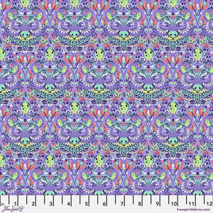 Tiny Beasts collection by Tula Pink for Free Spirit Fabrics. These brilliant and bright fabrics have little animals hidden throughout each one. This "outfoxed" fabric has little foxes and flowers tossed all over - In a bright pink colorway and a bright green colorway.  100% cotton 44"/45"