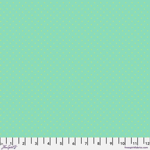 Tiny Beasts collection by Tula Pink for Free Spirit Fabrics. This is a blender from Tula Pink that matches perfectly with their collection. Bright colors with a pop. 