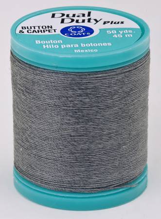 This thread is a cotton covered polyester with a polished glace finish to prevent tangling and abrasion. It's the strongest and heaviest hand sewing thread.