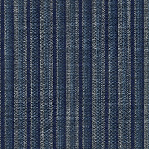 Varigated blue vertical stripe homespun, 100% cotton fabric.  By Sevenberry for Robert Kaufman Fabrics.  100% Cotton, 44/5"
