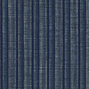 Varigated blue vertical stripe homespun, 100% cotton fabric.  By Sevenberry for Robert Kaufman Fabrics.  100% Cotton, 44/5"