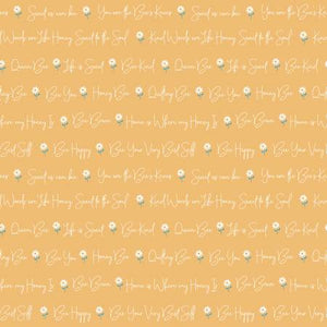 This fabric from Riley Blake Designs and is covered flowers with hexagons and bees. Check out the other fabrics from "Daisy Fields" collection on our site!  100% cotton 44"/45"