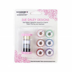 This unique item turns your bobbin into a spool of thread so that there is no need to purchase a separate top thread for small to medium sized projects! The Bobbinator™ includes a reserve compartment to keep 3 additional bobbins in storage, making it to easily store total of 4 bobbins.