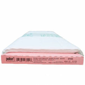 Pellon SF101 Shape-Flex is an all purpose, woven, fusible interfacing. It provides crisp support for collars, cuffs, yokes, pockets, facings, and other detail areas of a garment.