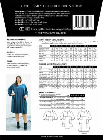 The Romey Gathered Dress & Top pattern is inspired by our beloved Remy Raglan pattern. Beginning with the signature (Version #2)