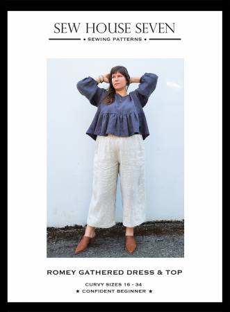 The Romey Gathered Dress & Top pattern is inspired by our beloved Remy Raglan pattern. Beginning with the signature (Version #2)