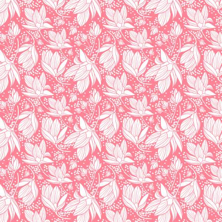 From P & B Textiles Southern Hospitality by Heather Dutton Collection In Floral - 100% Cotton, 44/5"