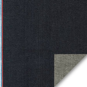 Dark wash selvedge denim from Robert Kaufman.  Great for jeans, jackets and skirts.  100% Cotton, 32in, 11oz per sq yd