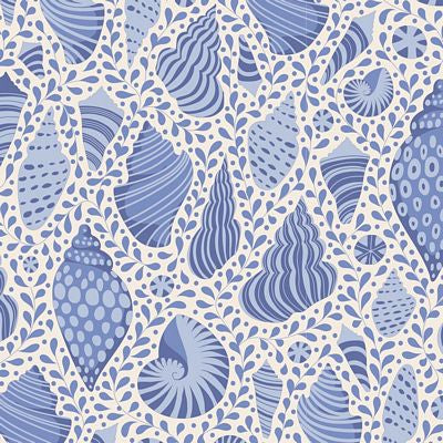 100% Cotton Print from Cotton Beach Collection by Tilda by Norwegian designer Tone Finnanger. Cotton Beach felt like the perfect name for a coastal cotton fabric collection. Shells, coral reefs, and sea anemones are some of the motifs that inspired the mixed style designs. 