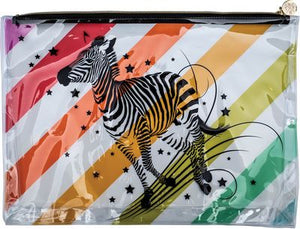Pink sales zebra purse