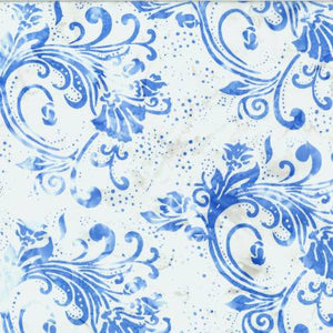 This batik is bright and beautiful! Perfect for quilting, clothing and crafting.  100% Cotton, 43/44in  ALL FABRICS ARE PRICED BY THE HALF YARD.  PLEASE ORDER IN QUANTITIES OF 1/2 YARD.  WE WILL CUT IN ONE PIECE.