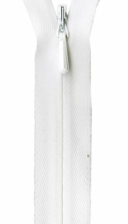 Wonderful for all your apparel and crafting project that you don't want the zipper to be seen. Works well for formal wear, velvets, dresses, pants, crafting projects and home decor. Nylon coil teeth (plastic) and metal pull. The vendor recommends lightweight fabric and Intressa thread.