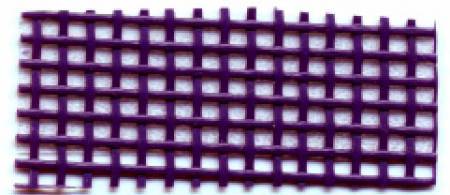 Vinyl bag mesh, 11 X 11 mesh count 100% polyester with vinyl coating. Great for tote bags and outdoor products. used with Nancy Ota patterns, #BI202, #ZI201, #SI203 & #SP200.  Warning: This product can expose you to DINP (Disononyl Phthalate) which is known to the State of California to cause cancer. For more information go to www.P65Warnings.ca.gov