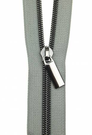#5 Zippers by the Yard contain 3 yards of Magnolia Zipper tape with Gunmetal Teeth and 9 matching pulls. Coordinate the zipper tape color with your fabric and match the zipper teeth color with your purse hardware! Easily cut and sew through the nylon teeth while achieving the appearance of metal teeth.